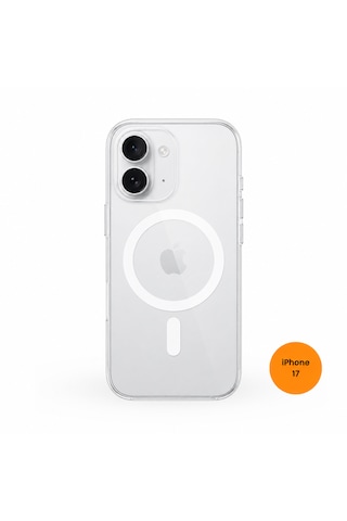 Teknoway Apple, Uyumlu iPhone 17 Magshield Kılıf Şeffaf