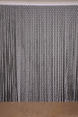 Küçük Puanlı Model Beyaz Renk Hazır Ip Perde 300x270 Cm