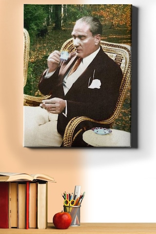Webstyle Sayılarla Boyama Seti Kasnaklı Atatürk Yurt Gezisi 60 X 75 Cm