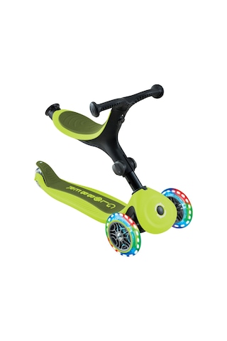 Globber Go Up Active Işıklı Scooter - Yeşil
