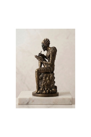 Death Note Ryuk Shinigami Eskitme Bronz Görünümlü Figür - Dekoratif Anime Heykel Biblo