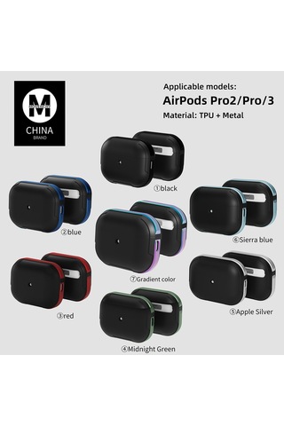 Newface Airpods Uyumlu 3 3.nesil Movenchy Mo-a8 Armor Kılıf Csmtex - 96 - Lacivert