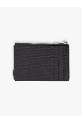 Herschel Oscar Fermuarlı Kartlık Cüzdan Uniseks Siyah Çanta - 30094