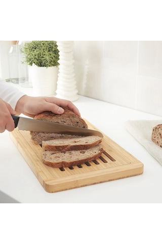 Ikea Blandsallad Kesme Tahtası 37 X 24 Cm Kahverengi