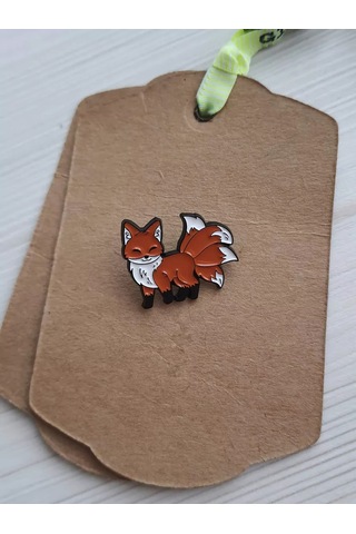 Proshik Broş Dokuz Kuyruklu Tilki Rozeti 211086964 Siyah