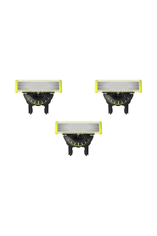 Philips Oneblade Yedek Bıçaklarıyla Uyumlu 3'lü Tıraş Bıçağı Paketi 360 Dönebilen One Blade Pro Bıçaklar