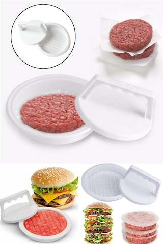 Hamburger Köfte Kalıbı Burger Press Köfte Şekillendirici Pratik Et Köfte Yapma Aparatı