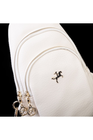 Nas Bag Kadın Crossbody Bag Bel Ve Body Bag Krem Victoria