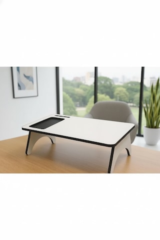 Mdf Monitör Yükseltici Stand Ergonomik Masaüstü Düzenleyici, Laptop & Bilgisayar Monitör Sehpası