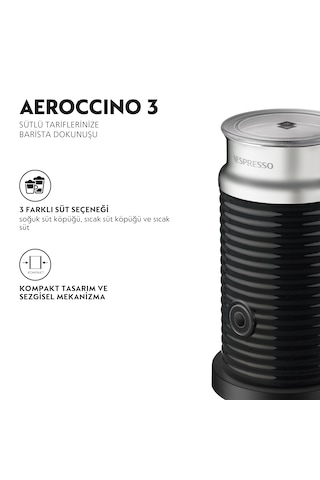 Nespresso Aeroccino 3 Süt Köpürtücü