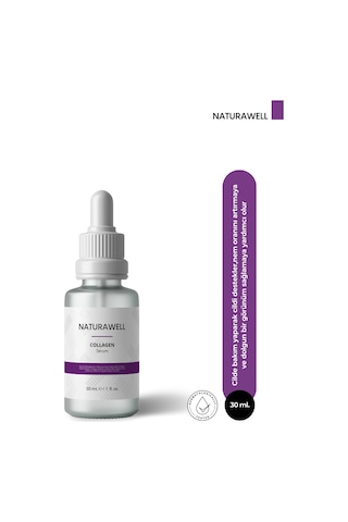 Naturawell Kolajen Serum % 5 Panthenol Ve % 1 Hyaluronik Asit %1 Beta Glukan 30 ML