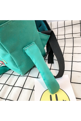 Mufunye Klasik Oyun Konsolu Desenli Çanta - Çift/tek Omuzlu Kullanıma Uygun 29x11.5x39cm - Sarı Kanvas Materyal Çok Renkli