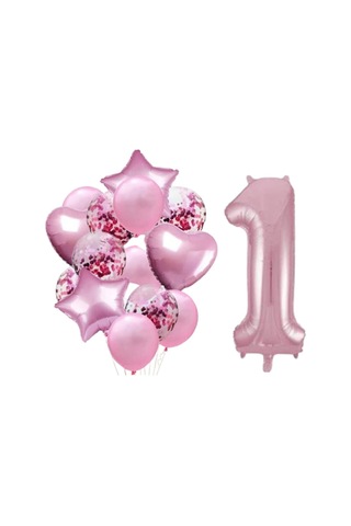 1 Yaş Pembe Folyo Set Karışık 1 Yaş Pembe Folyo Set Karışık
