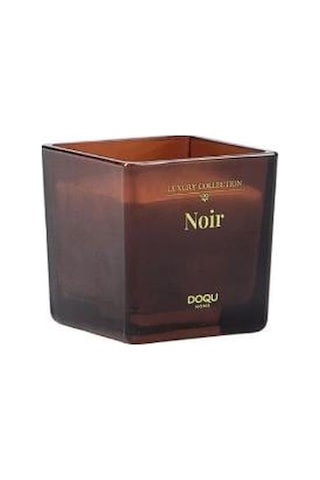 Doqu Home Luxury Noir Kokulu Mum 200 Gr Kahverengi