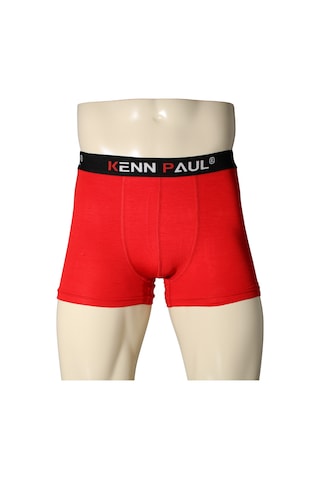 Kenn Paul Erkek Kırmızı Premium Bambu Boxer Konfor Boxer Kaliteli Boxer Çok Renkli