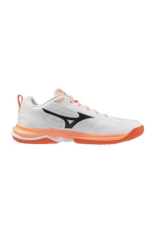 Mizuno Wave Stealth Pro Unisex Hentbol Ayakkabısı Beyaz / Turuncu Çok Renkli