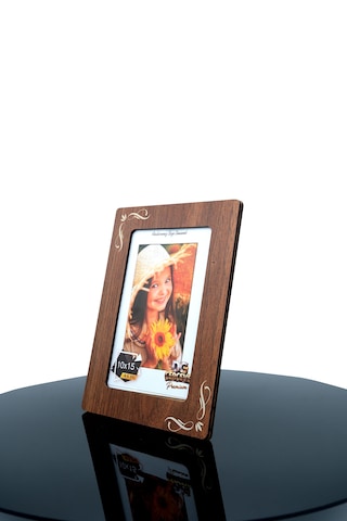 Dg Çerçeve Ahşap Desen Fotoğraf Çerçevesi 10x15 Cm 6'lı Set Mdf Arkalıklı