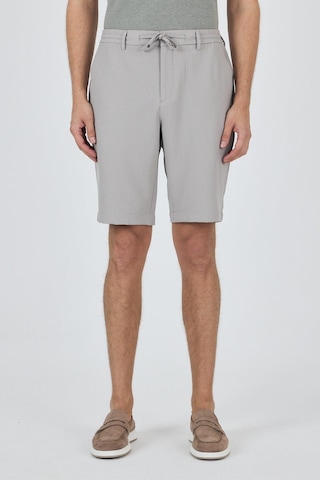 İmza Gri Düz Esnek Gabardin Casual Şort 1016250150 Gri