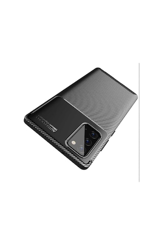 Samsung Uyumlu Galaxy Note 20 Kilif Esnek Karbon Tasarim Negro Silikon 446901827
