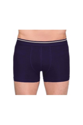 Berrak 1097 Erkek Likralı Esnek Boxer 2 Adet Lacivert