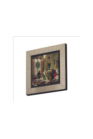 Halı Tüccarı Osman Hamdi Bey, 1888 Baskılı Mdf Magnet 7x7 135