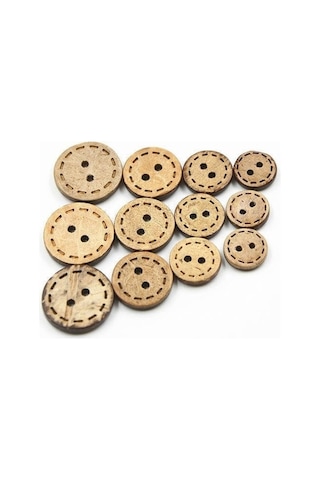 Kokonat Düğme Dikişli Coconut 24 Boy 50 Adet 1,5 Cm - 690573958 Kokonat Düğme Dikişli Coconut 24 Boy 50 Adet 1,5 Cm - 690573958