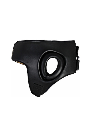 Dosmai Deri Yüz Korumalı Kick Boks Muay Thai Maç Kaskı Siya Ko371 Siyah