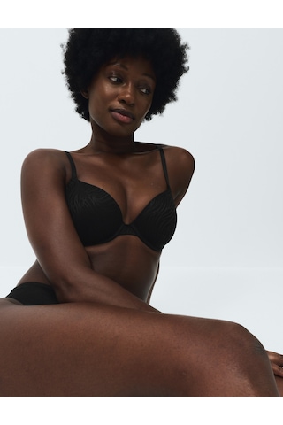 Marks & Spencer Body Lace Balenli Demi Cup Sütyen T33002497 Siyah