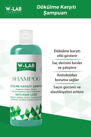 W-Lab Cosmetics Dökülme Karşıtı Şampuan 400 ML