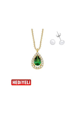 Damla Taşlı Anturaj Altın Kolye Ucu As1426Gkl Altınsepeti