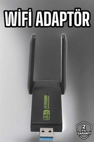Wifi Adaptör Çift Bantlı Kablosuz Wifi Adaptörü 73247386