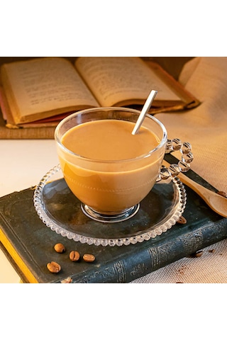 Perotti 12601 6 lı Çay Fincanı Cam Çay Fincan Takımı Fincan Seti