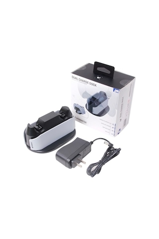 Sparkfox W20p508 Ps5 İçin Kontaklı Kablosuz Saplı Şarj Cihazı, Stil: Şarj Cihazı+veri Kablosu+şarj Fişi