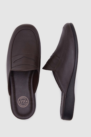 Ds Damat Kahverengi Misafir Çeyiz Damat Ev Erkek Terlik 0hct9ort1m501 Kahve