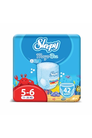 Sleepy Mayo Külot Bez 6 Numara Xlarge 3'LÜ PAKET 42 Adet