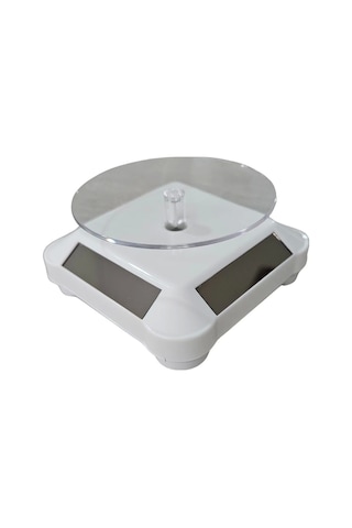 Solar 360 Derece Döner Ürün Stand Beyaz Çok Renkli