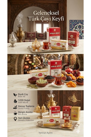 Kuşlar Akbar İthal Dökme Çay 400 Gr + Tanay Sallama 25'li Hediye