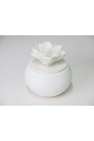 MİSSİ TAŞTAN SERAMİK BLACK VANİLYA KOKULU CRACKLING VEGAN MUM (ÇITIRTILI)