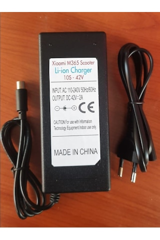 Xiaomi Uyumlu M365 Scooter Li-ion Şarj Adaptörü 10S-42V