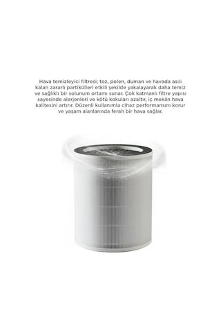 Torima TAP-500 Pro Akıllı Hava Temizleyici Filtresi Gri Filtre