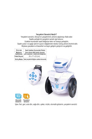 Kendin Yap Stem V01 Montaj Robot Yerçekimi Sensörlü El Bandı Kumandalı Eğitici Oyuncak Robot