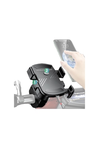Knmaster Tt-600u Tüm Motosikletlere Uyumlu Usb Li Telefon Tutucu
