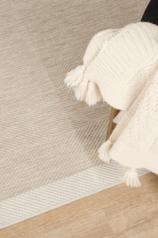 Sisalux 3085 Bej Krem Sisal Dokuma Jüt Kilim Hav Toz Vermez Halı Salon Mutfak Oturma Odası Halısı Bej - Krem