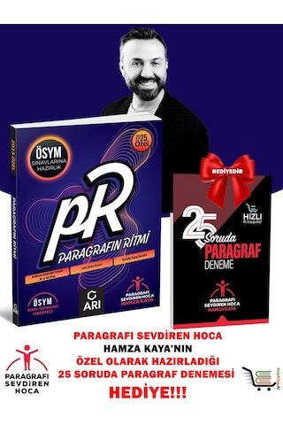 Paragrafın Ritmi Özel 25 Sorudan Oluşan Paragraf Denemesi Hediyeli Hamza Kaya'nın Kaleminden