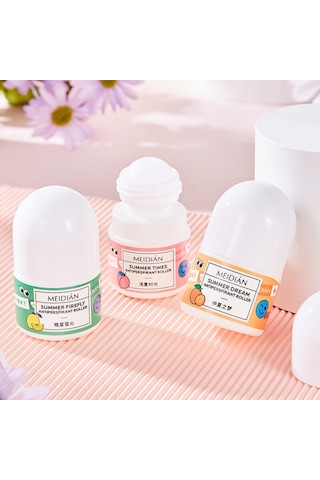 Meyve Aromalı Terlemeyi Önleyici Rulo Deodorant Koltuk Altı Ter Yaz Essentials Kokusu Kalıcı Ferahlatıcı Limon Şeftali Portakal