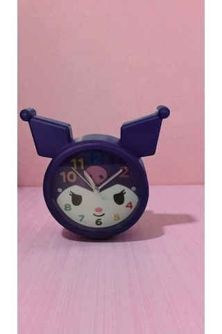 Kuromi Masa Üzeri Çalar Saat Büyük Boy 17cm 17 Cm Renk Karışık Gelir Çok Renkli