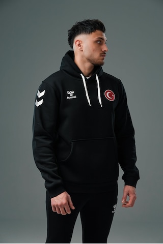 Hummel Armin Milli Takım Pamuklu Hoodie Siyah