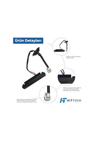 Hyundai i20, Accent, Verna, Kia Rio ve Picanto Uyumlu Bagaj Açma Düğmesi Butonu Switch OEM 81260-1J600