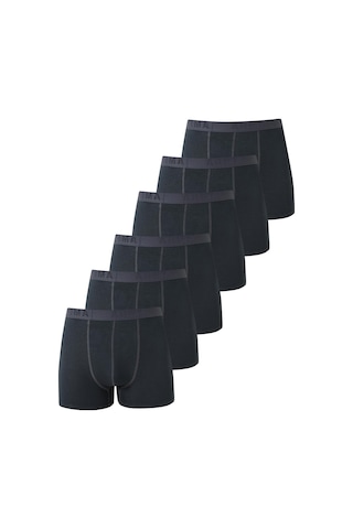Arma Yıldız 6'lı Paket Erkek Pamuklu Likralı Esnek Kumaş Füme Boxer Füme