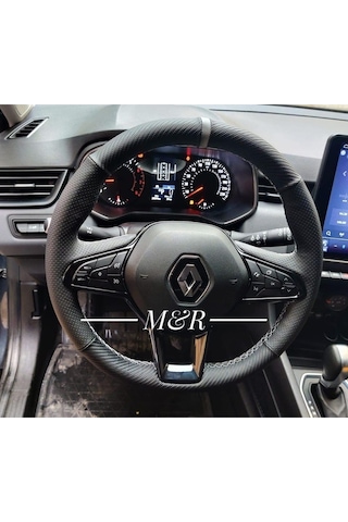 Renault Clio 5 Kaplama Deri Direksiyon kilifi Renault Clio 5 Kaplama Deri Direksiyon kilifi
